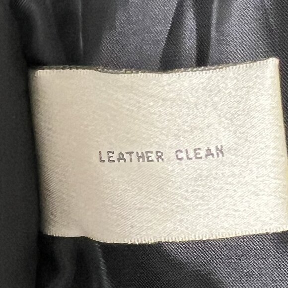 VTG John Ashford Leather Bomber Jacket Large Black Genuine New Zealand Lambskin - Picture 16 of 16